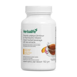 Herbalife instant herbal beverage with tea extracts, mango dragon fruit flavor, 102 g bottle